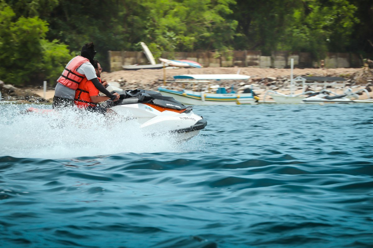 Jet ski water sport in Bali